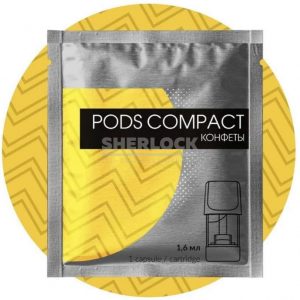 Капсула Pods Compact для Logic 1,5 % Конфеты купить с доставкой в Челябинске и Челябинской области. Цена. Изображение №8.