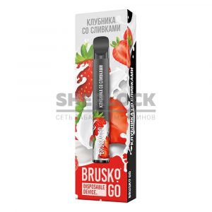 Электронная сигарета BRUSKO GO 800 (Клубника со сливками) купить с доставкой в Челябинске и Челябинской области. Цена. Изображение №15.
