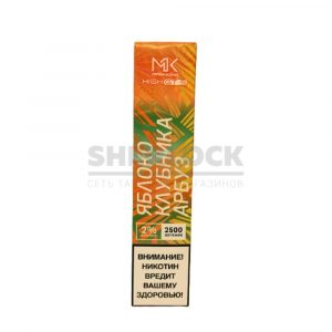 Электронная сигарета Maskking HIGH-GTS 2500 (Ледяная дыня) купить с доставкой в Челябинске и Челябинской области. Цена. Изображение №3. 