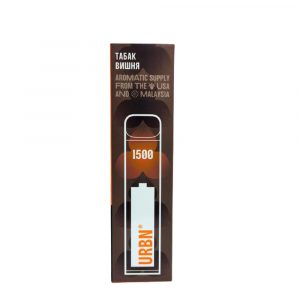 Электронная сигарета URBN 1500 (Табак с вишней) купить с доставкой в Челябинске и Челябинской области. Цена. Изображение №14.