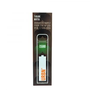 Электронная сигарета URBN 1500 (Табак с мятой) купить с доставкой в Челябинске и Челябинской области. Цена. Изображение №13.