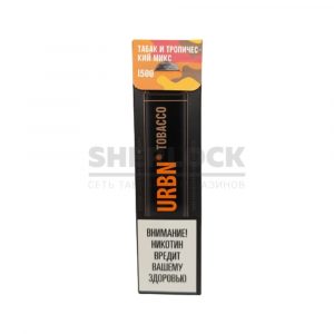 Электронная сигарета URBN 1500 (Табак тропический микс) купить с доставкой в Челябинске и Челябинской области. Цена. Изображение №16.