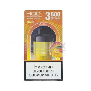 Электронная сигарета HQD BANG 3600 (Манго) купить с доставкой в Челябинске и Челябинской области. Цена. Изображение №51.