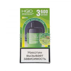 Электронная сигарета HQD BANG 3600 (Киви Кактус Лайм) купить с доставкой в Челябинске и Челябинской области. Цена. Изображение №21.