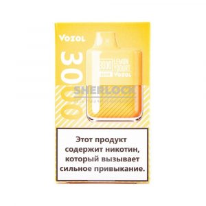 Электронная сигарета VOZOL ALIEN 3000 (Лимонный йогурт) купить с доставкой в Челябинске и Челябинской области. Цена. Изображение №10.