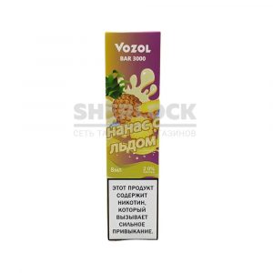 Электронная сигарета VOZOL BAR 3000 (Ананас со льдом) купить с доставкой в Челябинске и Челябинской области. Цена. Изображение №10.