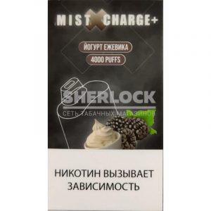 Электронная сигарета MIST X CHARGE+ 4000 (Йогурт - ежевика) купить с доставкой в Челябинске и Челябинской области. Цена. Изображение №6.