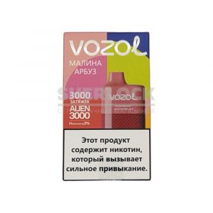 Электронная сигарета VOZOL ALIEN 3000 (Малина арбуз) купить с доставкой в Челябинске и Челябинской области. Цена. Изображение №11.