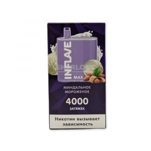 Электронная сигарета INFLAVE MAX 4000 (Миндальное Мороженое) купить с доставкой в Челябинске и Челябинской области. Цена. Изображение №25.