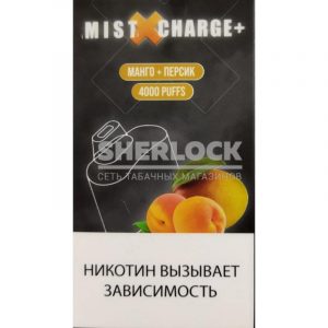 Электронная сигарета MIST X CHARGE+ 4000 (Манго - персик) купить с доставкой в Челябинске и Челябинской области. Цена. Изображение №13.