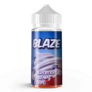 Жидкость Blaze Blueberry Cream Tube (100мл) купить с доставкой в Челябинске и Челябинской области. Цена. Изображение №4.