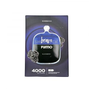 Электронная сигарета Fummo BRAVO 4000 (Ежевика) купить с доставкой в Челябинске и Челябинской области. Цена. Изображение №5.