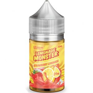 Жидкость Lemonade Monster Salt Strawberry (30 мл) купить с доставкой в Челябинске и Челябинской области. Цена. Изображение №9.