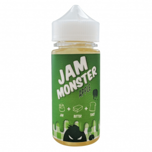 Жидкость Jam Monster Apple (100 мл) купить с доставкой в Челябинске и Челябинской области. Цена. Изображение №2.