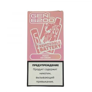 Электронная сигарета UDN GEN 6200 (Персиковое мороженое) купить с доставкой в Челябинске и Челябинской области. Цена. Изображение №15.