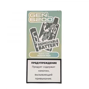 Электронная сигарета UDN GEN 6200 (Гуава киви маракуйя) купить с доставкой в Челябинске и Челябинской области. Цена. Изображение №2.