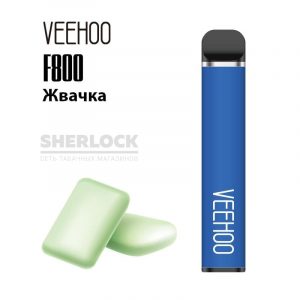 Электронная сигарета VEEHOO F800 1500 (Жвачка) купить с доставкой в Челябинске и Челябинской области. Цена. Изображение №7.