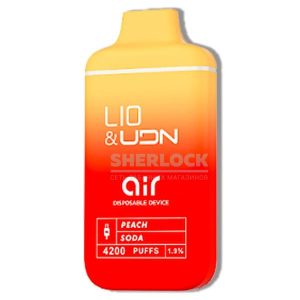 iJoy Lio UDN Air 4200 Peach Soda (Персик сода) купить с доставкой в Челябинске и Челябинской области. Цена. Изображение №15.