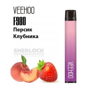 Электронная сигарета VEEHOO F980 2000 (Персик клубника) купить с доставкой в Челябинске и Челябинской области. Цена. Изображение №6.