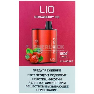 iJoy Lio Comma 5500 Strawberry Ice (Клубничный лед) купить с доставкой в Челябинске и Челябинской области. Цена. Изображение №18.
