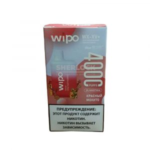 Электронная сигарета WIPO 4000 (Красный мохито) купить с доставкой в Челябинске и Челябинской области. Цена. Изображение №7.