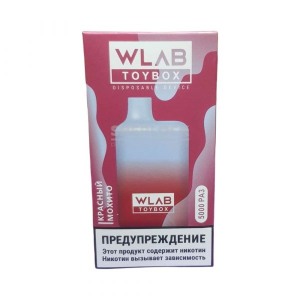 Электронная сигарета WLAB TOYBOX 5000 (Красный мохито) купить с доставкой в Челябинске и Челябинской области. Цена. Изображение №4. 