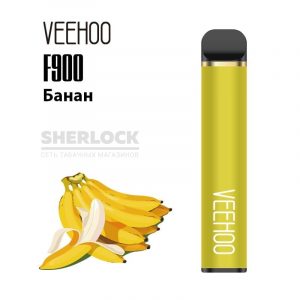 Электронная сигарета VEEHOO F900 1200 (Банан) купить с доставкой в Челябинске и Челябинской области. Цена. Изображение №5.