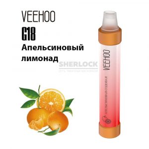 Электронная сигарета VEEHOO G18 900 (Апельсиновый лимонад) купить с доставкой в Челябинске и Челябинской области. Цена. Изображение №3.