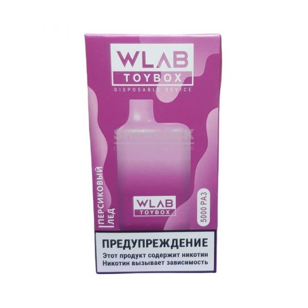 Электронная сигарета WLAB TOYBOX 5000 (Персиковый лёд) купить с доставкой в Челябинске и Челябинской области. Цена. Изображение №4. 