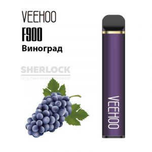 Электронная сигарета VEEHOO F900 1200 (Виноград) купить с доставкой в Челябинске и Челябинской области. Цена. Изображение №6.
