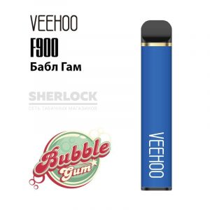 Электронная сигарета VEEHOO F900 1200 (Баблгам) купить с доставкой в Челябинске и Челябинской области. Цена. Изображение №4.