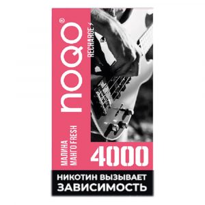 Электронная сигарета NOQO 4000 (Малина Манго Фреш) купить с доставкой в Челябинске и Челябинской области. Цена. Изображение №5.