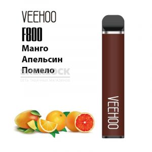 Электронная сигарета VEEHOO F800 1500 (Манго апельсин помело) купить с доставкой в Челябинске и Челябинской области. Цена. Изображение №14.