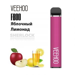 Электронная сигарета VEEHOO F800 1500 (Яблочный лимонад) купить с доставкой в Челябинске и Челябинской области. Цена. Изображение №19.