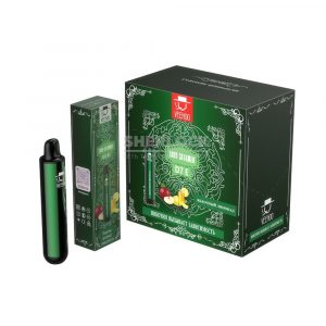 Электронная сигарета VEEHOO D7 E 1300 (Яблочный лимонад) купить с доставкой в Челябинске и Челябинской области. Цена. Изображение №19. 