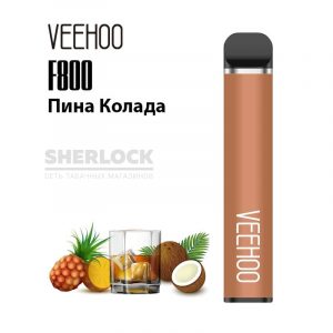 Электронная сигарета VEEHOO F800 1500 (Пина колада) купить с доставкой в Челябинске и Челябинской области. Цена. Изображение №16.