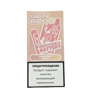 Электронная сигарета UDN GEN 6200 (Клубника банан) купить с доставкой в Челябинске и Челябинской области. Цена. Изображение №3.