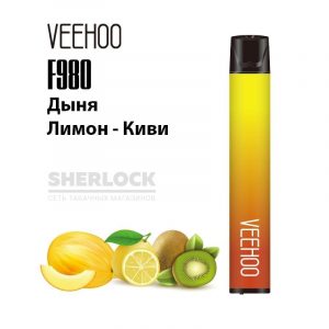 Электронная сигарета VEEHOO F980 2000 (Дыня лимон киви) купить с доставкой в Челябинске и Челябинской области. Цена. Изображение №10.