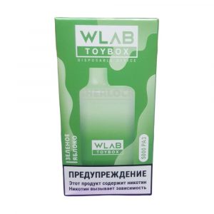 Электронная сигарета WLAB TOYBOX 5000 (Зелёное яблоко) купить с доставкой в Челябинске и Челябинской области. Цена. Изображение №7.