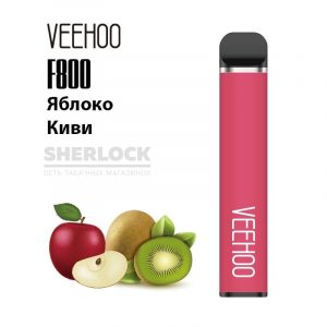 Электронная сигарета VEEHOO F800 1500 (Яблоко киви) купить с доставкой в Челябинске и Челябинской области. Цена. Изображение №12.