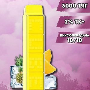 Smoant Ant Bar CUBE 3000 - Pineapple Ice купить с доставкой в Челябинске и Челябинской области. Цена. Изображение №9.