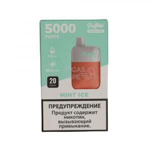 Электронная сигарета PUFFMI DX Mesh Box 5000 (Ледяная мята) купить с доставкой в Челябинске и Челябинской области. Цена. Изображение №19.