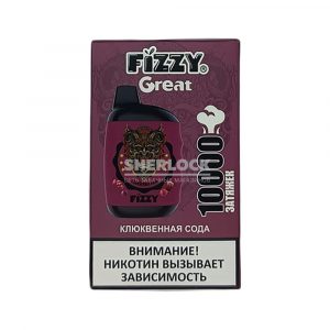 Электронная сигарета FIZZY GREAT 10000 (Клюквенная сода) купить с доставкой в Челябинске и Челябинской области. Цена. Изображение №18.