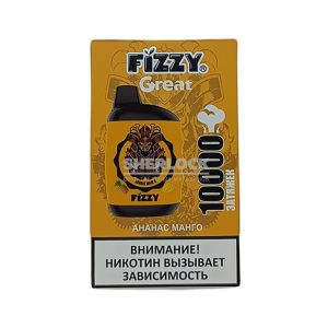 Электронная сигарета FIZZY GREAT 10000 (Ананас манго) купить с доставкой в Челябинске и Челябинской области. Цена. Изображение №5.