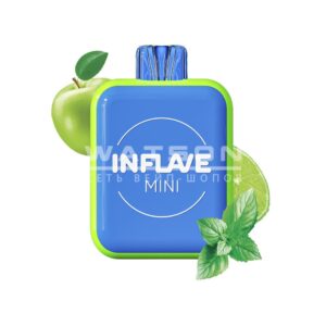Электронная сигарета INFLAVE MINI 1000 Apple Lime Mint (Яблоко Лайм Мята) купить с доставкой в Челябинске и Челябинской области. Цена. Изображение №2.