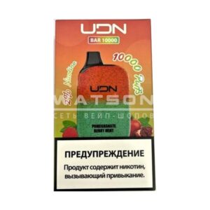 Электронная сигарета UDN BAR 10000 (Гранат ягода мята) купить с доставкой в Челябинске и Челябинской области. Цена. Изображение №5. 