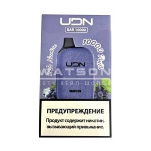 Электронная сигарета UDN BAR 10000 (Ледяной виноград) купить с доставкой в Челябинске и Челябинской области. Цена. Изображение №15. 