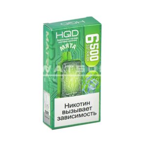 Электронная сигарета HQD MATRIX 6500 (Мята) купить с доставкой в Челябинске и Челябинской области. Цена. Изображение №17.