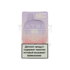 Электронная сигарета FLUM PEBBLE 6000 (Клюква виноград) купить с доставкой в Челябинске и Челябинской области. Цена. Изображение №3.