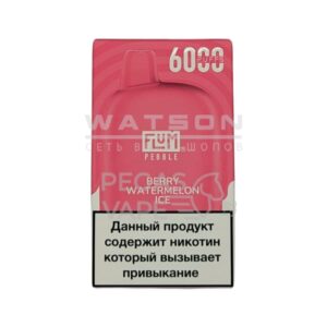 Электронная сигарета FLUM PEBBLE 6000 (Ягода арбуз лед) купить с доставкой в Челябинске и Челябинской области. Цена. Изображение №21.
